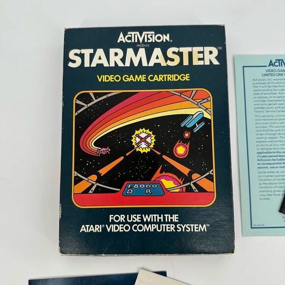 Starmaster Atari 2600 CIB Activision Box Manual Catalog Booklet 1982 COMPLETE - Picture 2 of 12